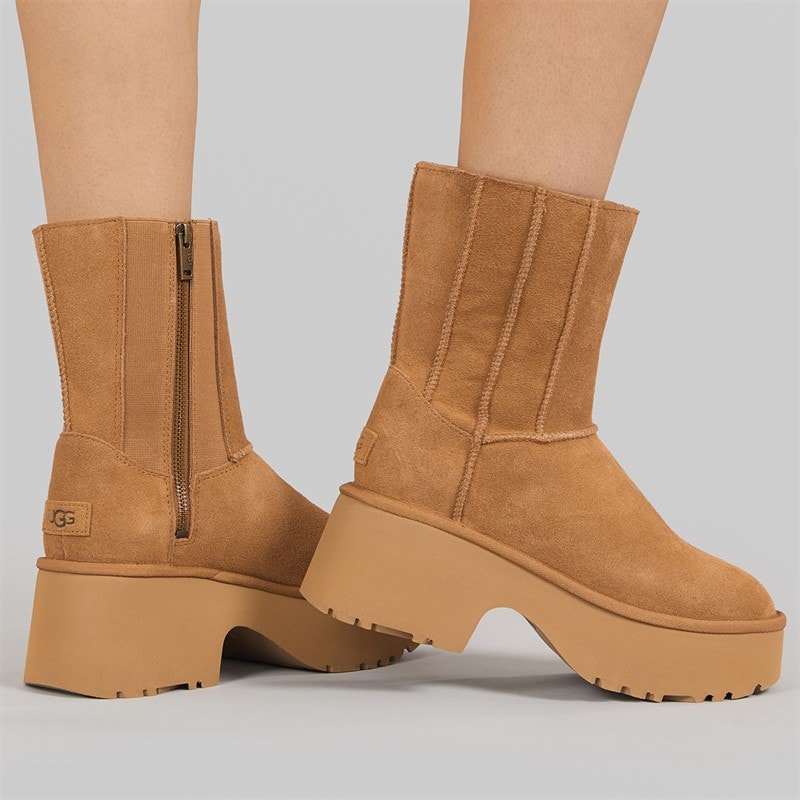 UGG® Dame klassiske twin seam new heights støvler - Chestnut