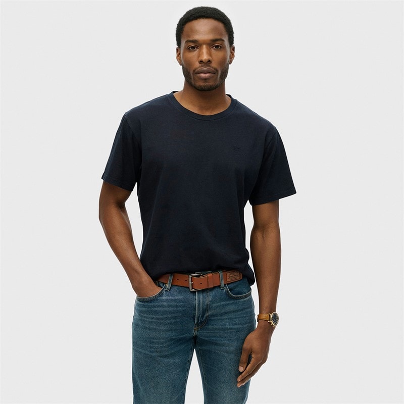 Superdry Herre essentials afslappet t-shirt - Super Dark Navy