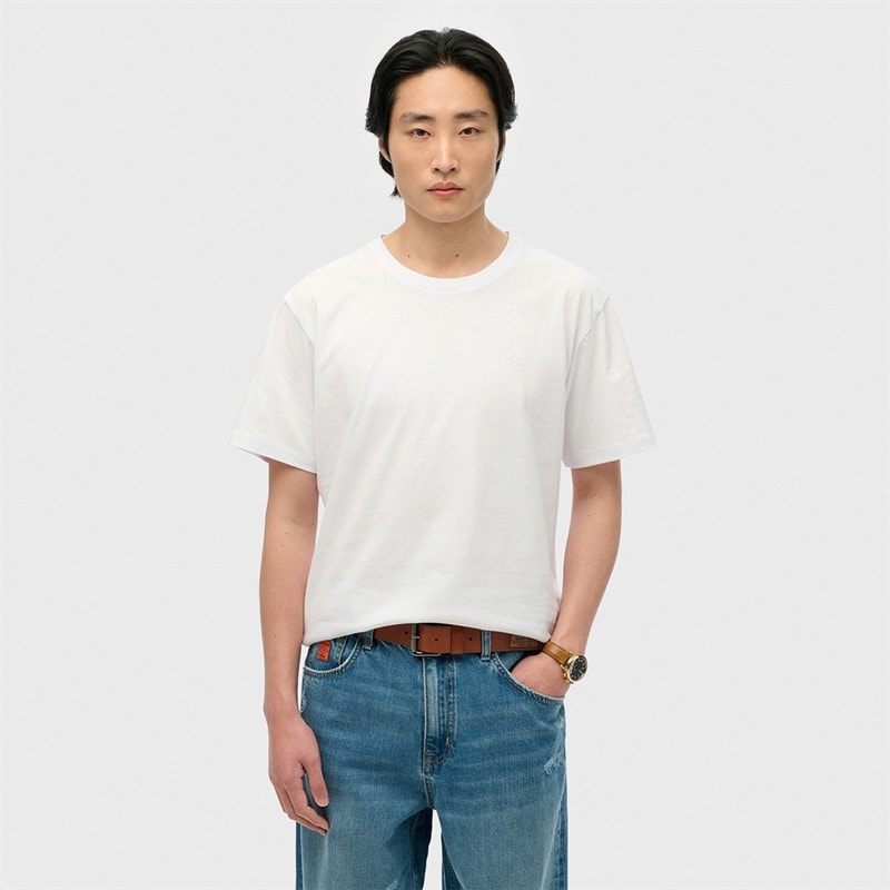 Superdry Herre essentials afslappet t-shirt - Optic