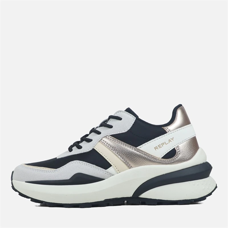 Replay Dame athena træningssko - Sort/Off White