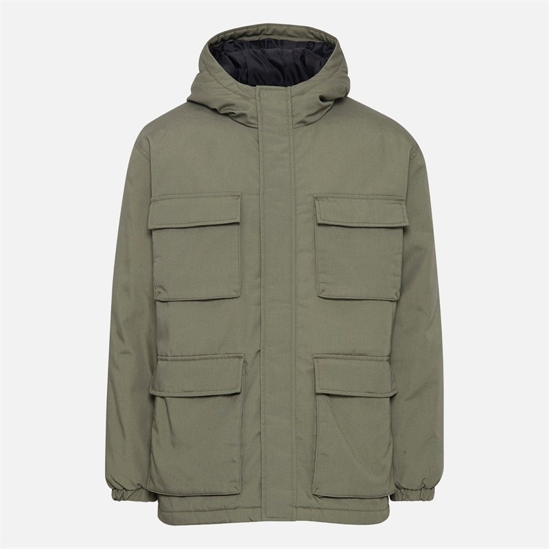 Solid Herre Gaben Utility Jakke Dusty Olive