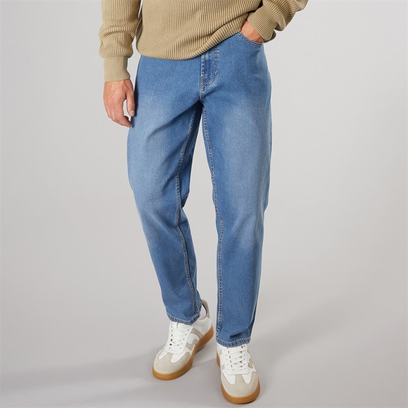 Solid Herre Dylan Denim Jeans Middle Vintage Blue Denim