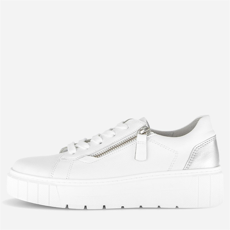 Gabor Dame platform sneakers Hvid/Silver