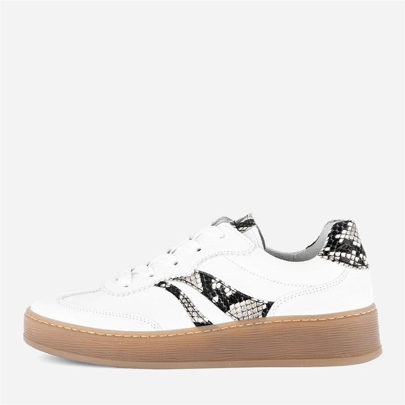 Gabor Dame læder sneakers Hvid/Snake