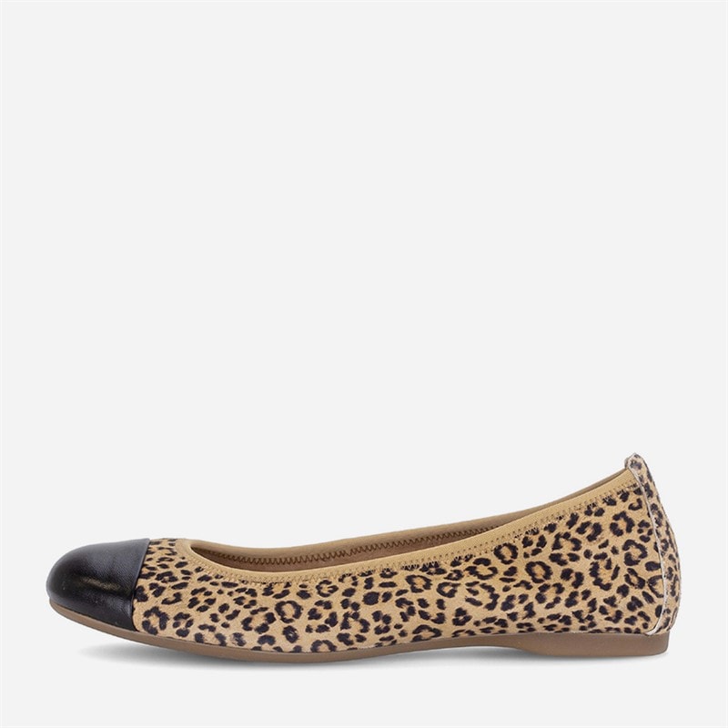Gabor Dame Ballerina Sko Leopard