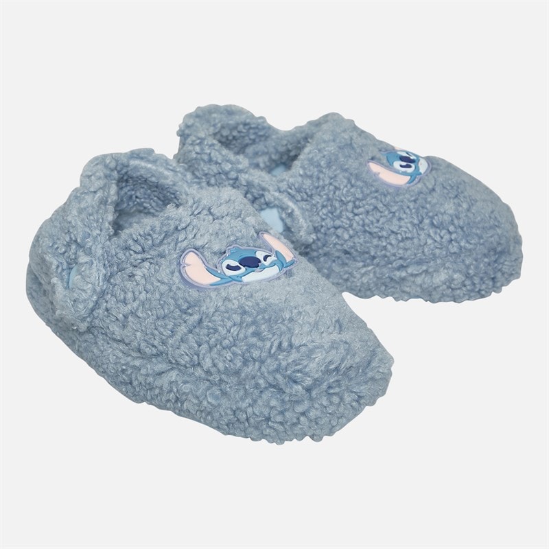 Lilo and Stitch Piger Bedale Borg Mule Hjemmesko Lyseblå
