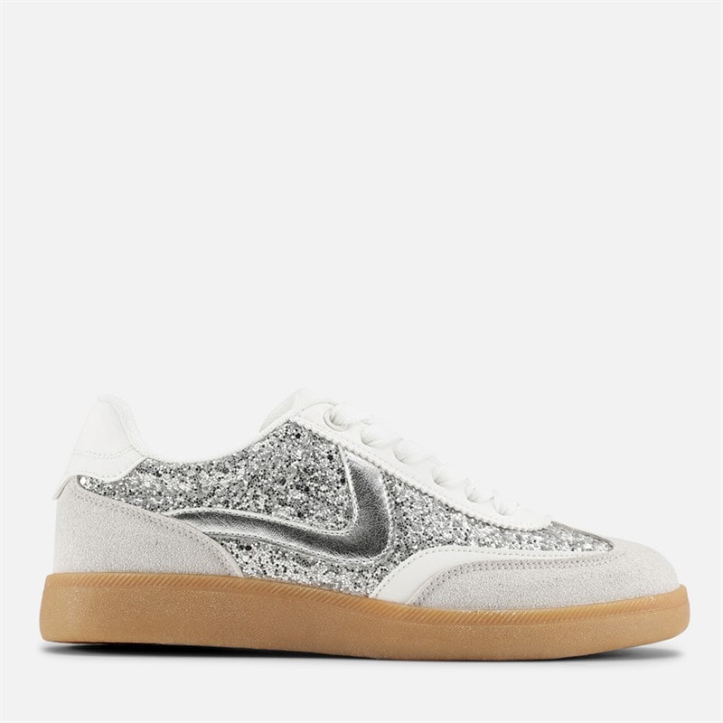 Rugged Gear Dame sko Hvid/Glitter White-Glitter