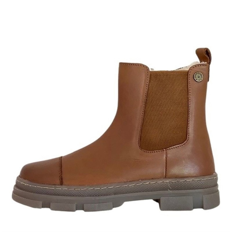 Copenhagen Shoes Piger Flotte Lave Støvler 112 Cognac