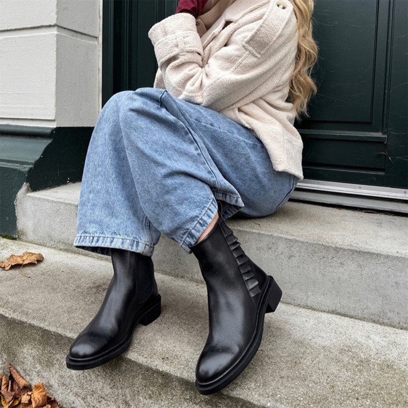 Copenhagen Shoes Dame Støvlerne Mode Kærlighed 0001 Black