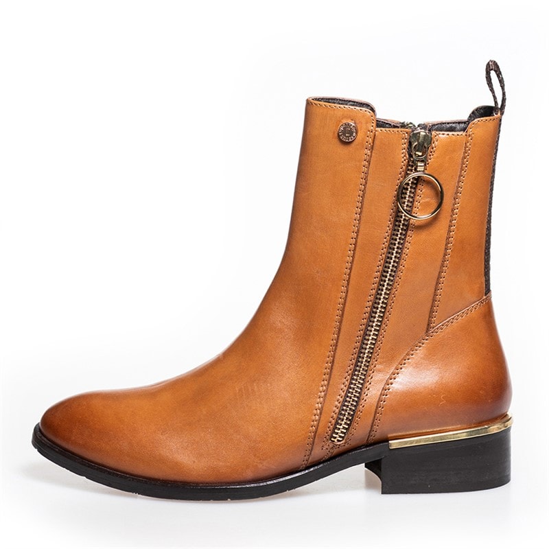 Copenhagen Shoes Dame Ny Feber 22 Cognac Støvler 0241 Cognac