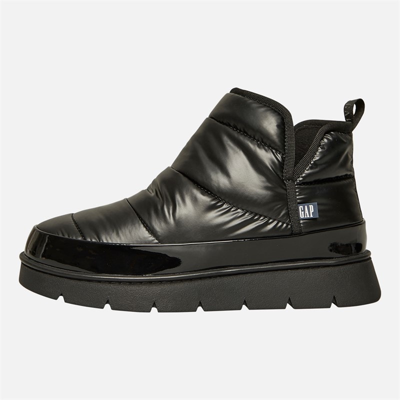 GAP Dame Richmond Mid Metallic Snow Støvler Sort
