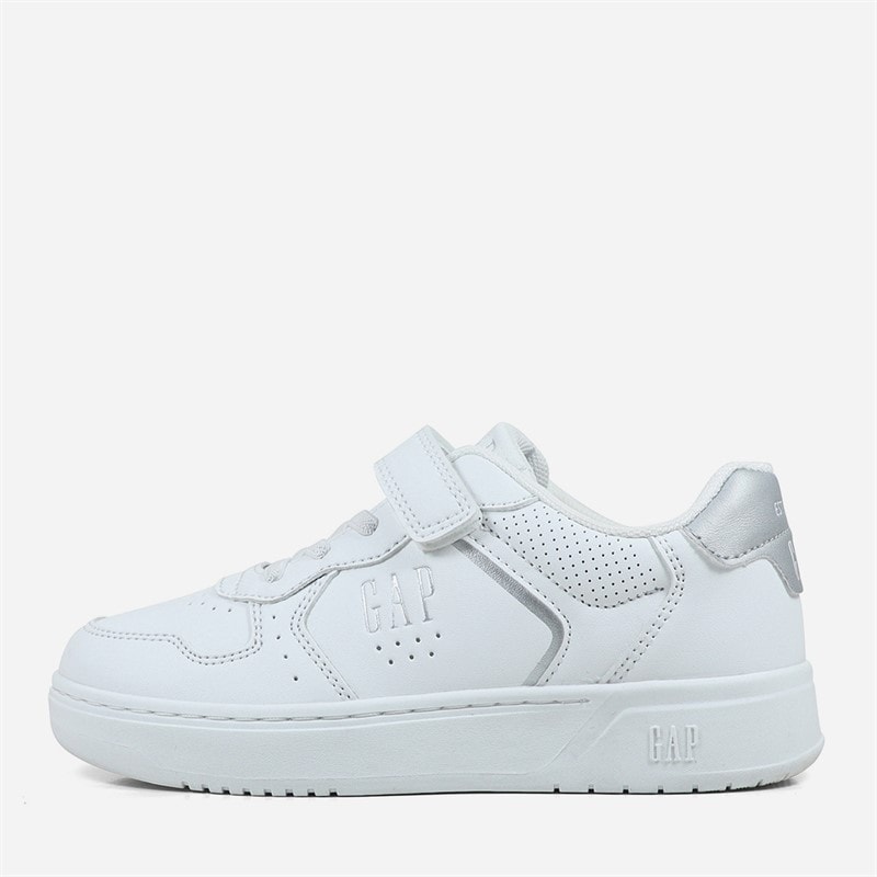 GAP Piger Chicago Træningssko Hvid/Sølv White Silver