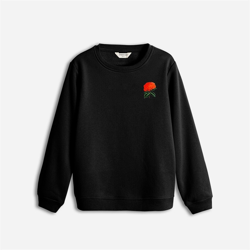 Copenhagen Legacy Børne Sweatshirt med Rund Hals Sort