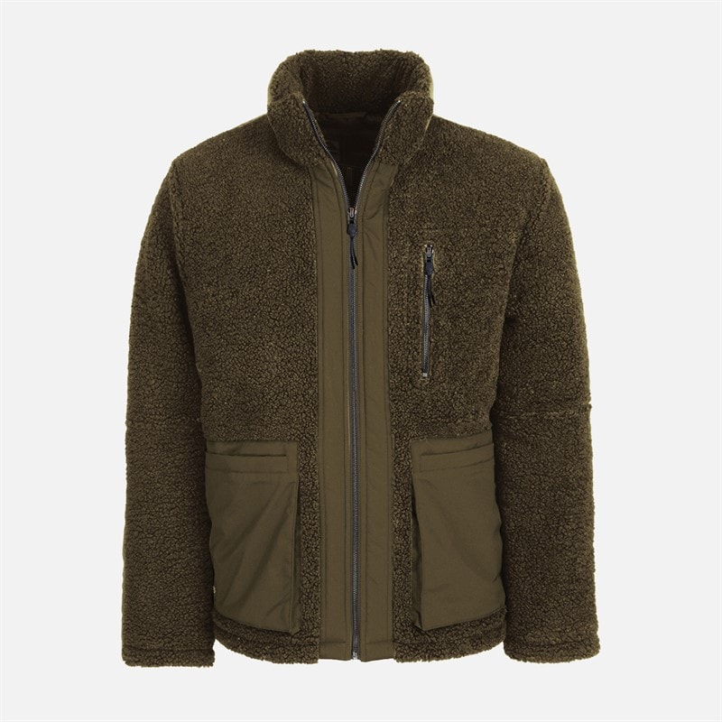 Indicode Herre INBrave Fleece Mørk oliven