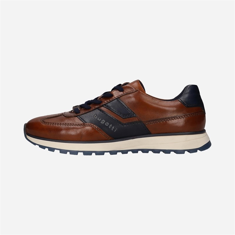 Bugatti Herre Timon Træner Cognac/Dark Blue
