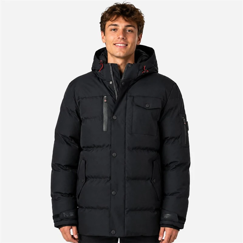 Geographical Norway Herre Parka Jakke Sort