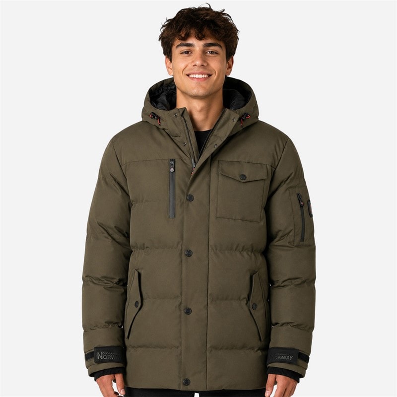 Geographical Norway Herre Parka Jakke Khaki
