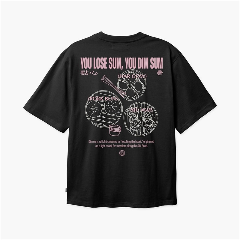 Woodbird Herre Baine Dim Sum T-Shirt Sort