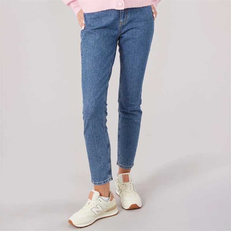 JJ REBEL Dame Michelle Skinny Fit Jeans 635 Mellemblå