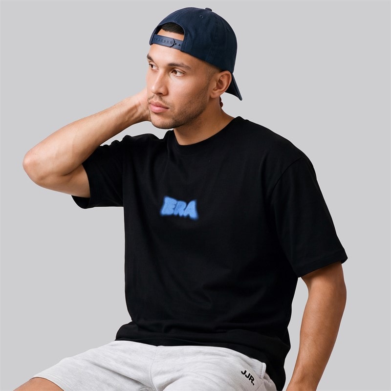 JJ REBEL Herre Riley T Shirt Sort