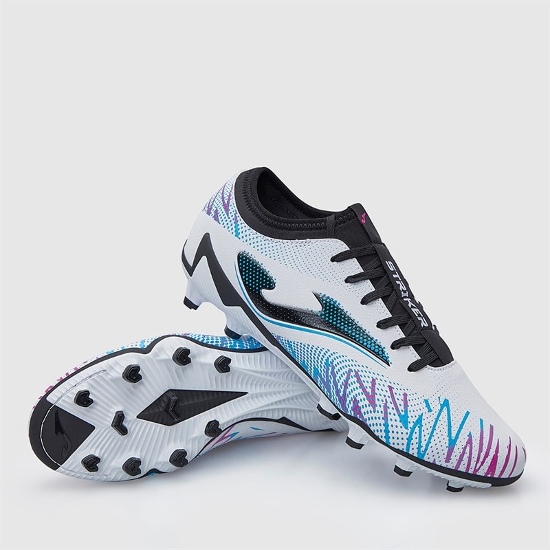 Joma Herre Striker 25 FG Fast Bund Fodboldstøvler Hvid