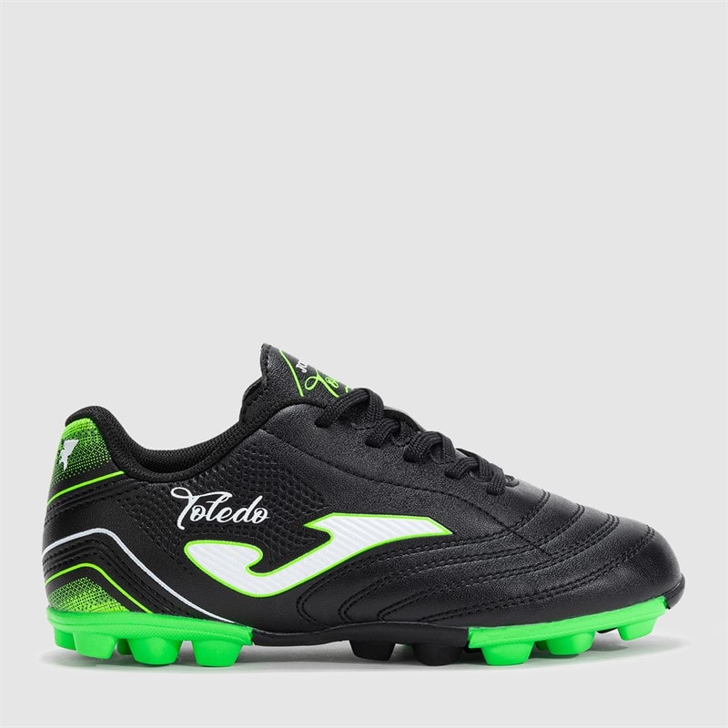 Joma Børne Toledo 25 HG Hard Ground Fodboldstøvler Sort