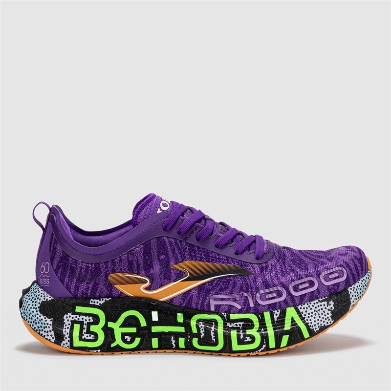 Joma R1000 25 Behobia San Sebastian Kulfiberplade Neutrale Løbesko Lilla