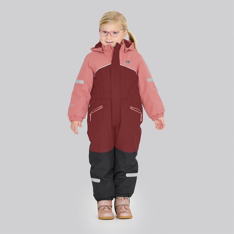 Zig Zag Piger Stonehill Vandtæt 10.000 MM Snowsuit 4132 Tawny Port