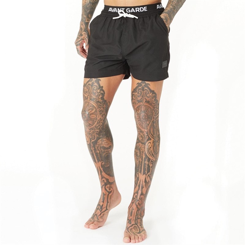 Avant Garde Herre Abroad Svømme Shorts Sort