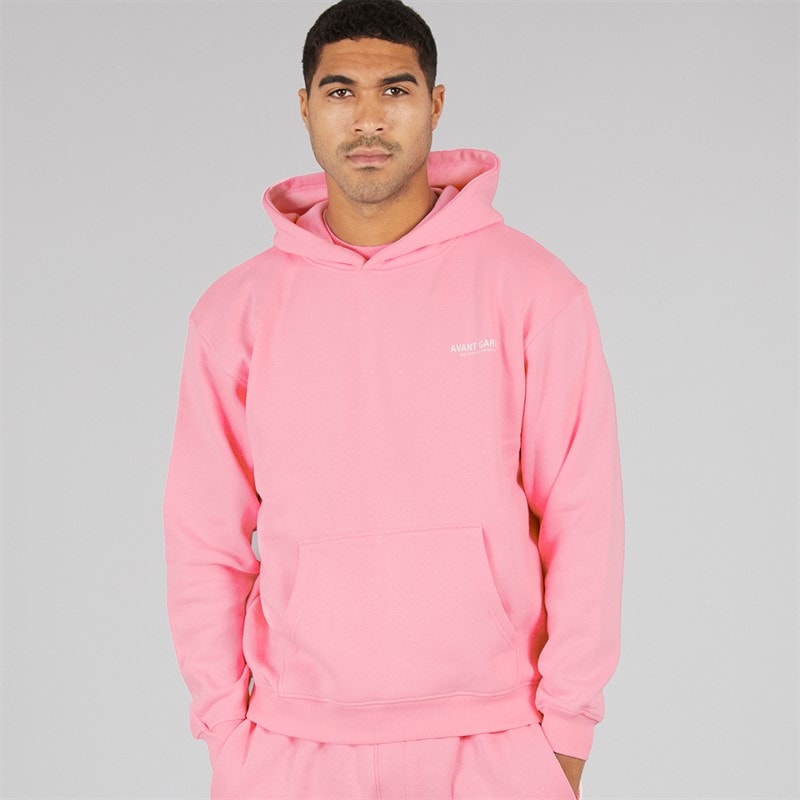 Avant Garde Herre Kreative Let Oversized Hoodie Bubblegum Pink
