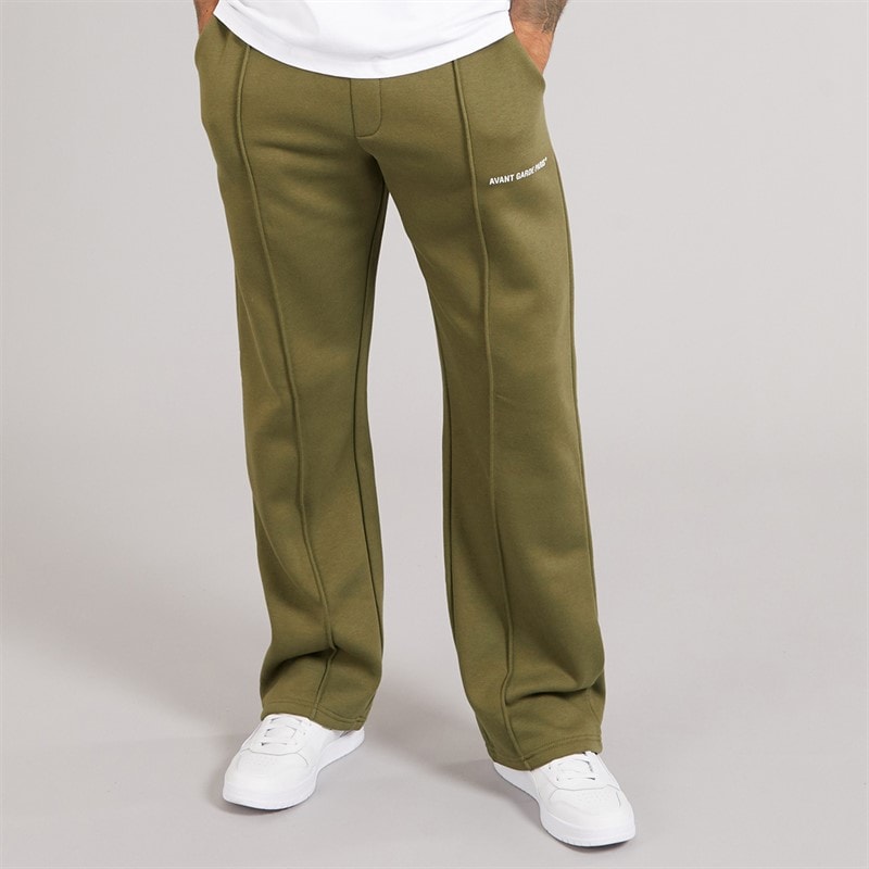 Avant Garde Herre Lowell Åben Kant Joggingbukser Khaki