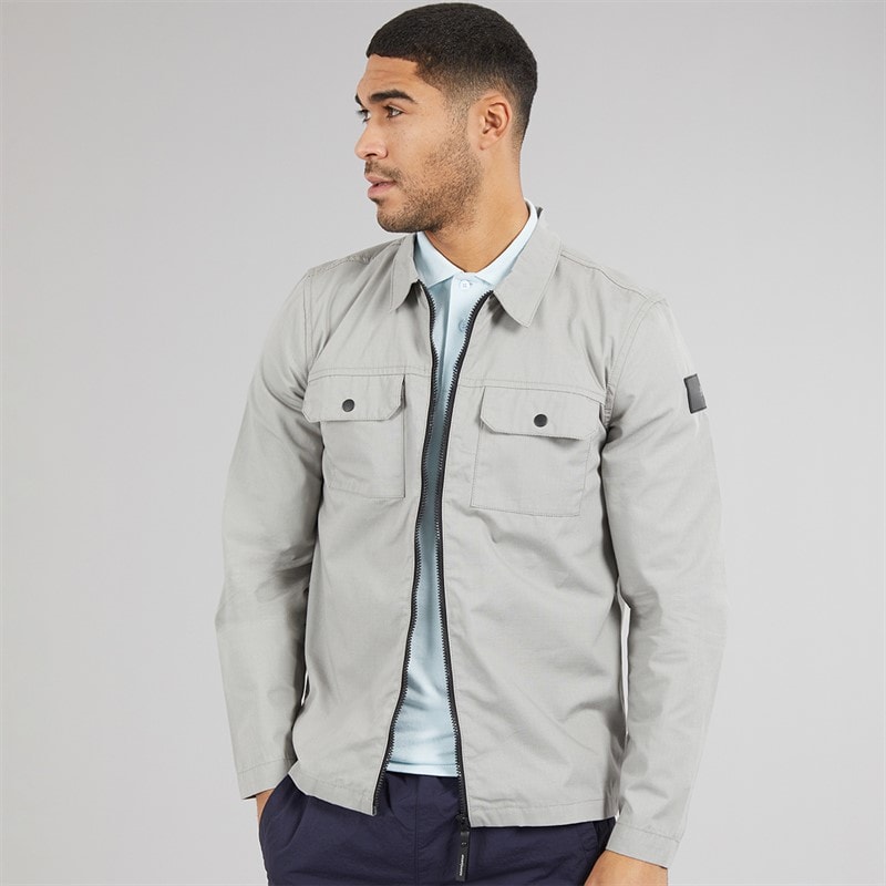 Avant Garde Herre Arden Overshirt Ice Grey