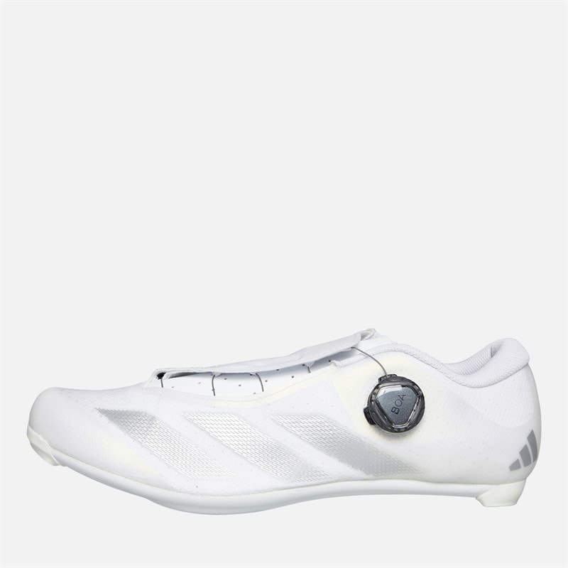 adidas Herre Tempo 3 striber BOA cykelsko Cloud White/Silver Metallic/Core Black