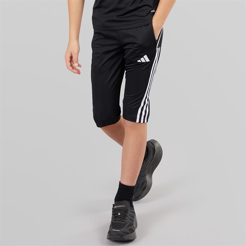 adidas Junior Tiro 23 League 3/4 Lange Bukser Sort