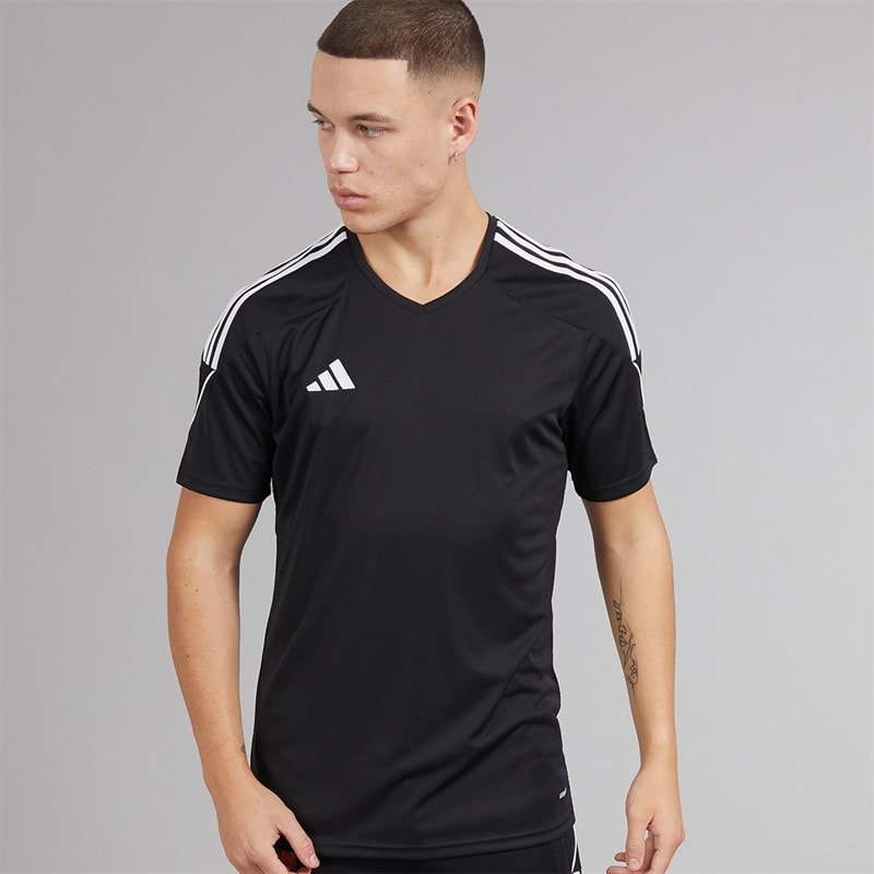 adidas Herre Tiro 23 League T-shirt Sort/Hvid