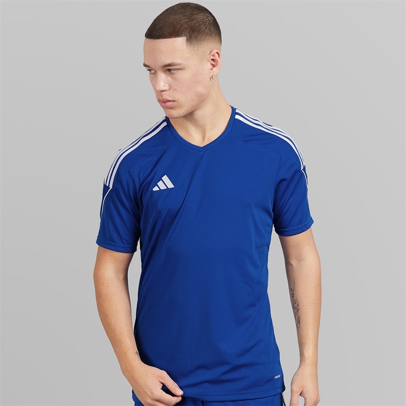 adidas Herre Tiro 23 League T-shirt Team Royal Blue/Hvid