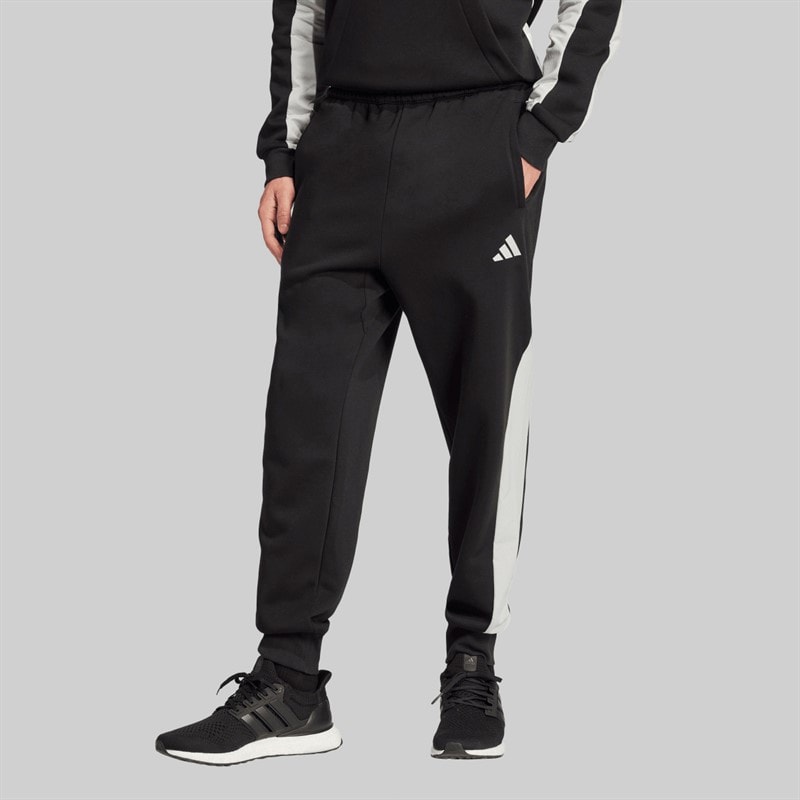 adidas Herre sæsonens vigtigste farveblok træningsbukser Sort