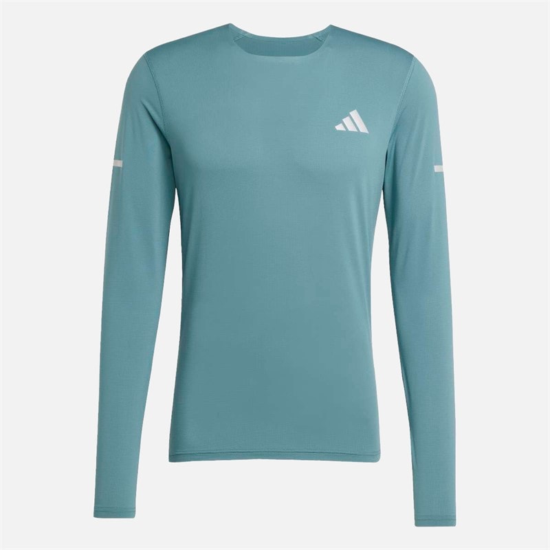 adidas Herre Adi365 Climacool+ Løb Langærmet Top Preloved Teal