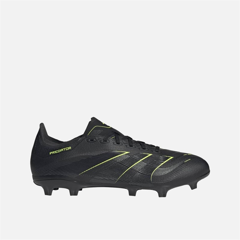 adidas Herre Predator League Electric Stealth Pakke FG/MG Fastbane/Multigrund Fodboldstøvler Core Black/Carbon/Lucid Lemon