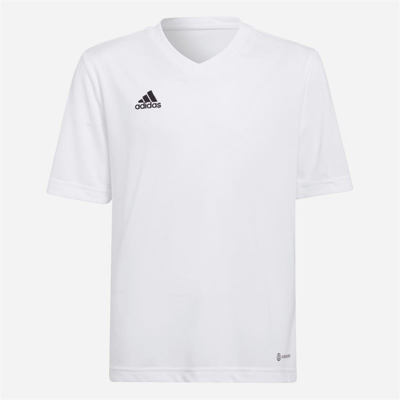 adidas Drenge Entrada 22 T Shirt Hvid