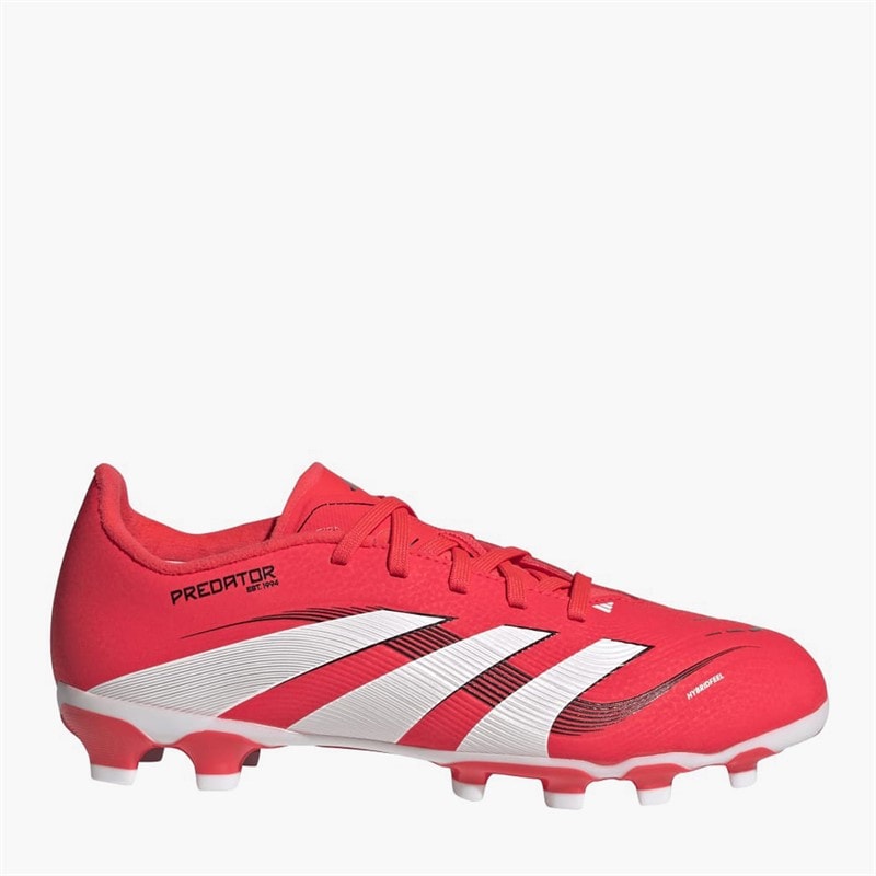 adidas Junior Predator League Pure Victory Pakke MG Multi Ground Fodboldstøvler Lucid Red/Cloud White/Core Black