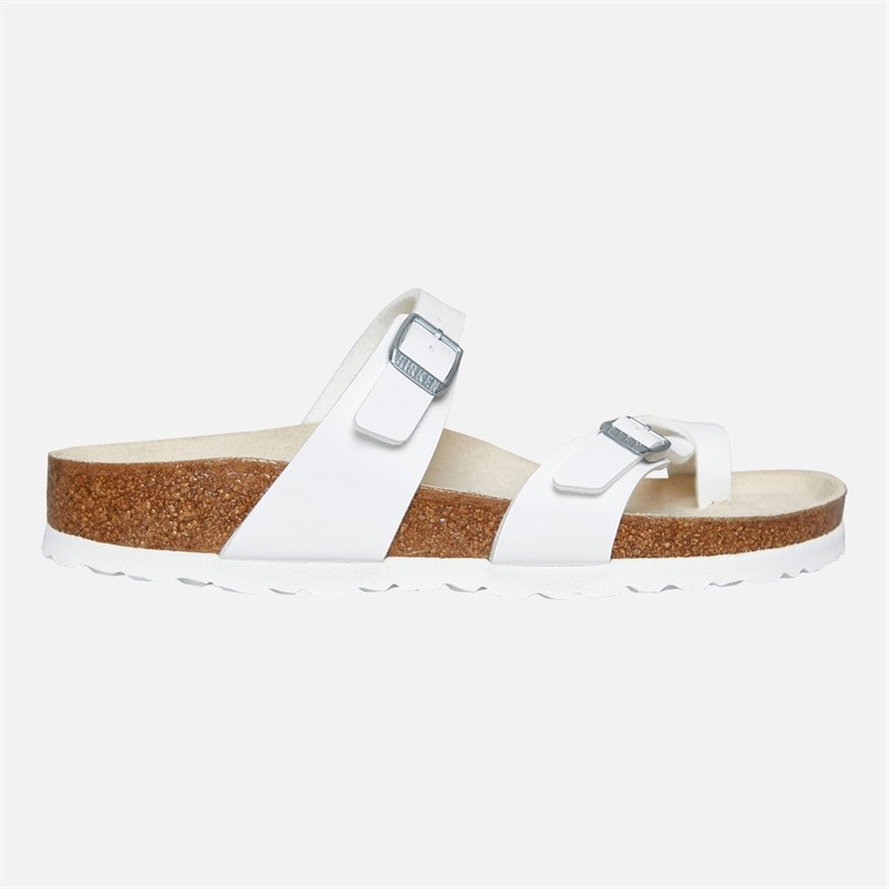 Birkenstock Dame Mayari Dobbelt Rem Sandaler Hvid