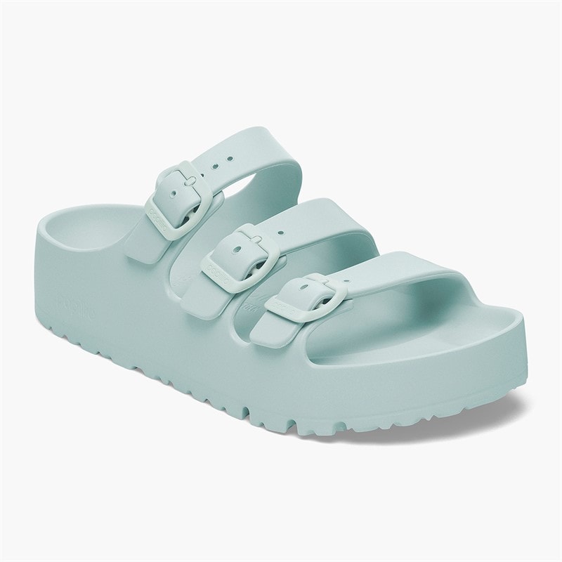 Birkenstock Dame Florida Triple Spænde Eva Platform Sandaler Surf Green