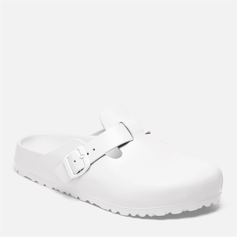 Birkenstock Dame Boston EVA Smal Pasform Træsko Hvid