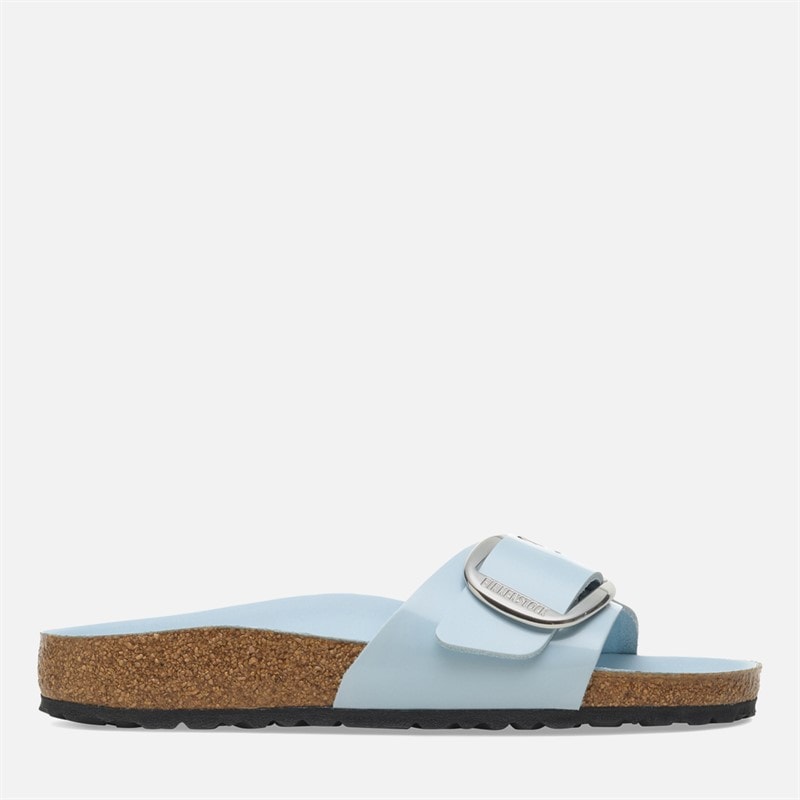 Birkenstock Damesandal Madrid med stort spænde Højglans Babyblå