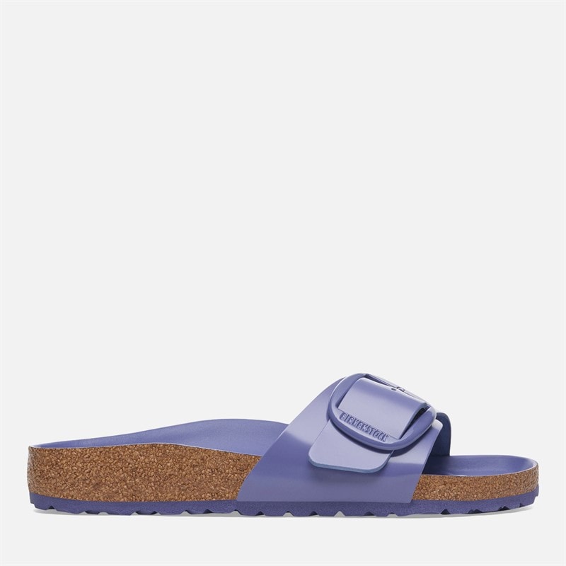 Birkenstock Damesandal Madrid med stort spænde Højglans Lilla Skumring
