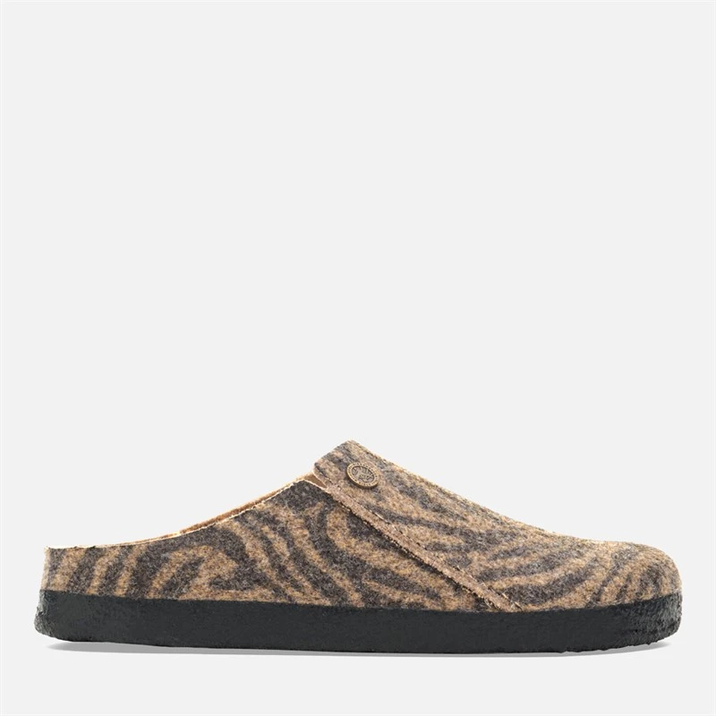 Birkenstock Dame Zermatt shearling hjemmesko Zebratoffee Mélange