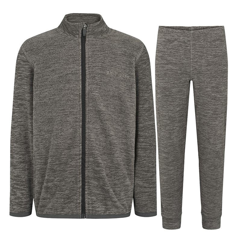 True North Børne Baselayer Sæt Sort Melange