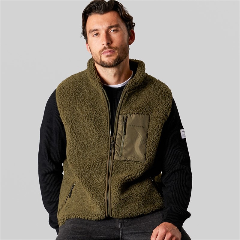 True North Herre Pile Vest Tarmac
