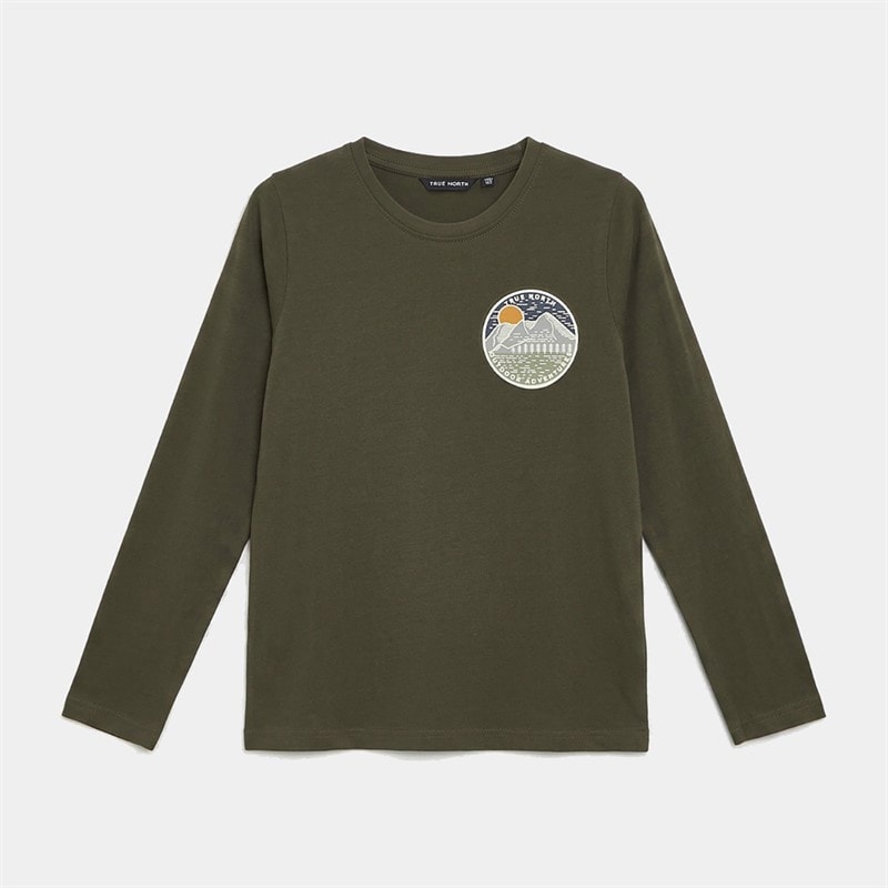 True North Børne Langærmet T Shirt Fyrretræ